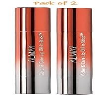 Almay Color & Care Lip Oil In Stick, Sweet Escape 150, 0.09 Oz (Pack of 2)