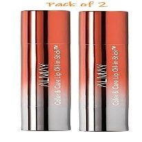 Almay Color & Care Lip Oil In Stick, Sweet Escape 150, 0.09 Oz (Pack of 2)