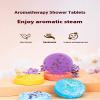 Bombas de baos, 6 uds., tabletas de aceite esencial de aromaterapia Natural, vaporizadores de ducha relajantes para aromaterapia view 3