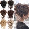 Bun, Wig Elastic Hair Bun Fluffy And Messy Hair Ring for Women(Light brown) view 1