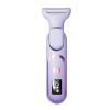 NinthAvenue Basics USB Rechargeable Women's Hair Trimmer for Body and Face, Purple view 2