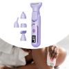 NinthAvenue Basics USB Rechargeable Women's Hair Trimmer for Body and Face, Purple view 4