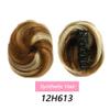 Bun, Wig Women's Fluffy Donut Head Pod Invisible Short Grab Clip Hair Bun Hair Bags for Women(Brown gold) view 3