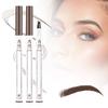 2 Pcs 3D Waterproof Magic Eyebrow Pencil, 2025 New Eyebrow Microblading Pen, 4 Tipped Precise Brow Pen, Long-Lasting Fine Stroke Microblade Eyebrow Pencil for Makeup Last All Day (Light Brown) view 1