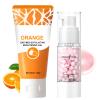 2pcs Skincare Set with Orange Exfoliating Gel 50g Sakur Underarm Cream 30g, Orange Exfoliating Gel Scrub, Underarm Moisturizing Cream (1) view 1