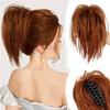 Bun, Fluffy Chicken Coop Wig Clip - Hot Girl Hair, Lazy Styling for Women(Brown) view 1