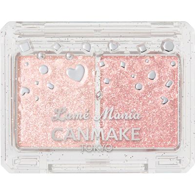 CANMAKE Lam Mania - Eye Shadow Glitter Shiny Pearl 2 Colors - 0.13oz (3.7g) (02 Pink Poodle)