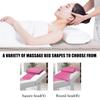 Blue,190 * 70cm(R),LDLCYCN Massage Table Skirt Spa Bed Cover with Breath Hole Soft Beauty Salon Massage Table Cover with Skirt Beauty Bed Cover with Pocket for Tattoo Bed Square Head view 4