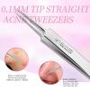 Teenitor Facial Tools Kit with Blackhead Remover Tweezers, Ingrown Hair Tweezers, Pimple Extractor Acne Treatment Tool, Eyebrow Scissors, Razor, Brush view 4