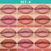 6 Pcs Ultra Silky Lip Liner Lipstick Pencils Set for Shaping & Sculpting Lips, Creamy Matte Velvet Pigmented Crayon (6Pcs-Matte Creamy Smoothly-A, Pack of 1) view 2