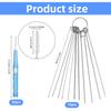 20 Pcs Shower Head Cleaning Brushes with 10 Pcs Picks, Multiszie Shower Head Cleaner Remover Tool Kit for Unclogging Unclogger Mini Small Hole Tiny Nozzle Pore Gaps view 2