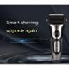 LUSTRA FASHION Electric Razor for Men, Rechargeable Wet/Dry Foil Shaver, Led Display Ipx6 Waterproof Men's Electric Shaver with Pop-Up Trimmer (Black) view 2