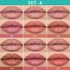6 Pcs Ultra Silky Lip Liner Lipstick Pencils Set for Shaping & Sculpting Lips, Creamy Matte Velvet Pigmented Crayon (6Pcs-Matte Creamy Smoothly-B, Pack of 1) view 2