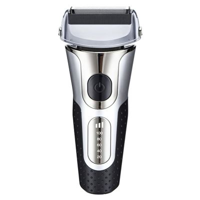 LUSTRA FASHION Electric Razor for Men, Rechargeable Wet/Dry Foil Shaver, Led Display Ipx6 Waterproof Men's Electric Shaver with Pop-Up Trimmer (Space Like Gray)
