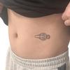 10 Pack Oversized G Tube Button Tattoo for Tube-fed Feeding Tube J Tube G Tube Temporary Tattoo view 1