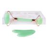 2pcs Scraping Facial Tool Valentine's Day Gift, Includes Roller and Scraping Set Massage Tool Jawline Sculptor Facial Contour Sculpting Tool for Your Skin Care Routine (Light Green Set) view 3