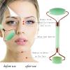 2pcs Scraping Facial Tool Valentine's Day Gift, Includes Roller and Scraping Set Massage Tool Jawline Sculptor Facial Contour Sculpting Tool for Your Skin Care Routine (Light Green Set) view 4