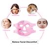 CONBELLA Cold Face Eye Masks Ice Face Mask Hot Cold Compress for Dark Circles, Puffiness, Migraines, Headache, Stress, Redness, Cooling Face Masks for Women Man, Skin Care view 2
