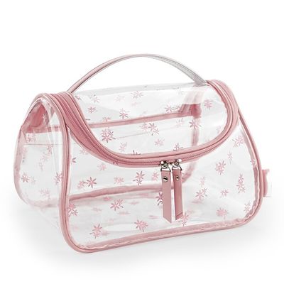 5sssallefaa Make Up Bag Multifunctional Portable Transparent Cosmetic Bag Outdoor Travel Toiletry Bag Large Capacity Skin Care Storage Bag Perfume Organizer(B) ()