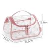 5sssallefaa Make Up Bag Multifunctional Portable Transparent Cosmetic Bag Outdoor Travel Toiletry Bag Large Capacity Skin Care Storage Bag Perfume Organizer(B) () view 2