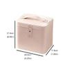 5sssallefaa Make Up Bag Nordic Large-Capacity Cosmetic Storage Box Ladies Travel Wash Bag Portable Portable Skin Care Product Storage Bag Perfume Organizer(B) () view 2