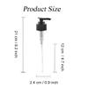 12 Pcs Black Plastic Soap Dispenser Pump Replacement Lotion Pump Heads for 24/410 Threaded Neck Bottles Compatible with Soap Lotion Shampoo Liquid Hand Wash Dispensers view 2