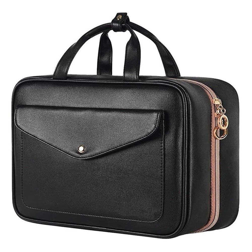 5sssallefaa Make Up Bag Creative Cosmetic Bag Cute Toiletry Bag Ladies Portable Cosmetic Bag Storage Toiletry Set Travel Storage Bag Perfume Organizer(B) ()
