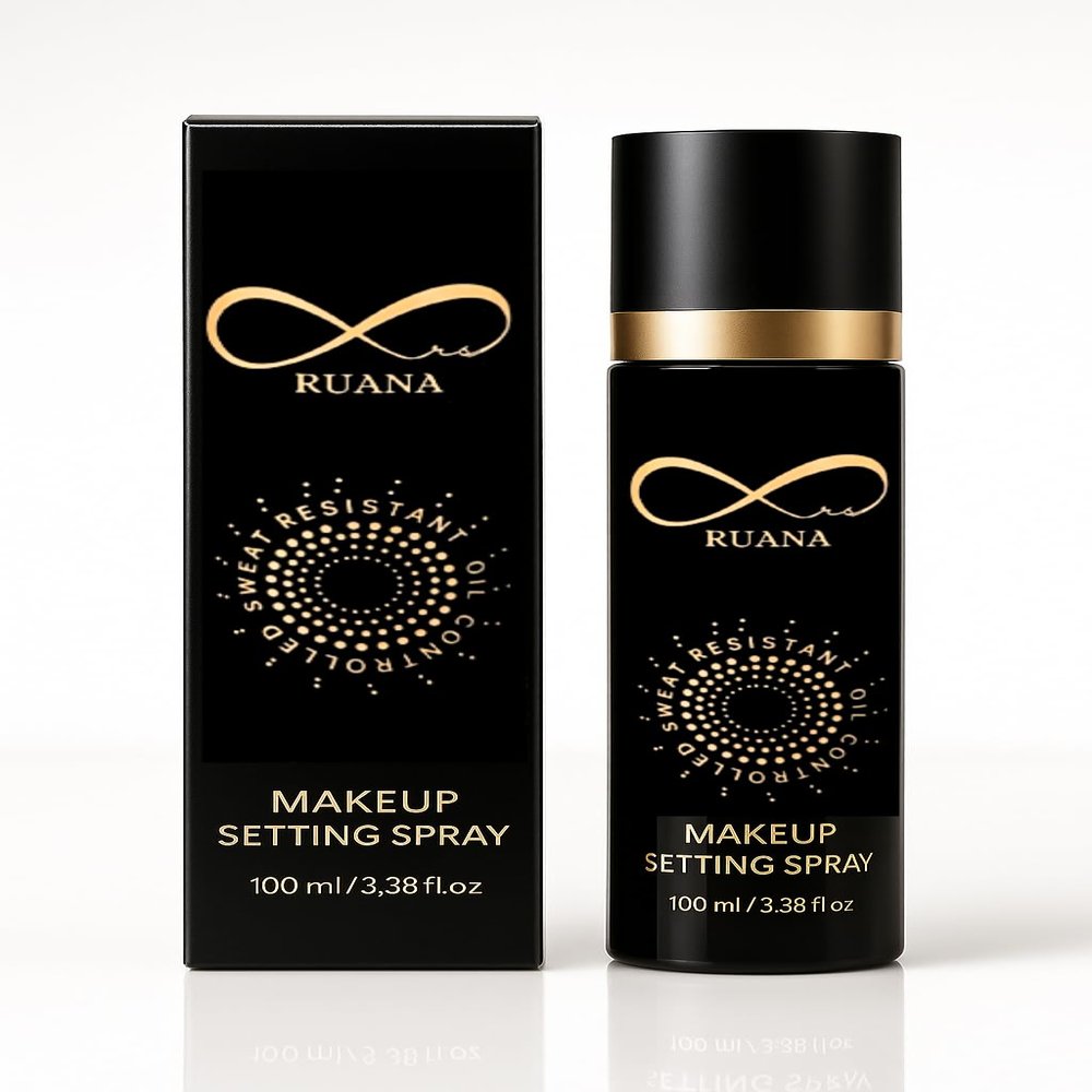 Ruana Makeup Setting Spray Viral Matte Finish, 16-Hour Hold, Oil & Sweat Control Mist, 3.38 fl oz