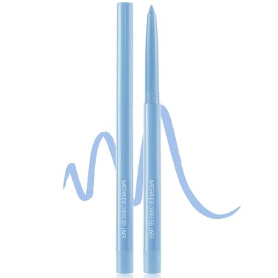 CoteMara Eyeliner Pencil Quick-Drying Eye Liner Pencils Long-Lasting Multi-Use Water-proof colored eyeliners Pigmented Eye Liner Pen (Light Blue)