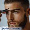 Sharp Stainless Steel Shears - Black - Professional Beard & Mustache Scissors for Precise Trimming of Facial Hair, Eyebrows, and Mustache view 4