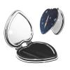 FJWSLCH Rocket in Space Makeup Mirror Double-Sided 1X/2X Magnifying Mini Vanity Mirror for Pocket Purse Clutch, Handheld Beauty Mirror for Men Women view 1