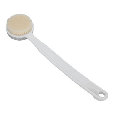 2 in 1 Foot Scrubber Stone and Shower Brush, Long Handle Foot Scrubber Body Brush with Hanging Hole, Versatile Foot Care Tool for Shower and Body Cleansing