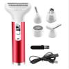 Electric Razor for Women, 5 in 1 Electric Shaver for Women, Portable Rechargeable Hair Trimmer Wet and Dry Cordless Shaver Hair Remover for Face, Legs, and Bikini (Rose Red) view 1