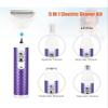 Electric Razor for Women, 5 in 1 Electric Shaver for Women, Portable Rechargeable Hair Trimmer Wet and Dry Cordless Shaver Hair Remover for Face, Legs, and Bikini (Rose Red) view 2