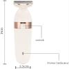 Electric Epilator for Women Painless 2 in 1 Wet Dry Lady Shaver,Portable Waterproof USB Rechargeable Razor Bikini Trimmer for Legs Underarms Armpit Face view 2