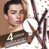 CLLFUU Freckle Pen,2 PCS Faux Freckle Stamp Waterproof,Fake Face Freckles Stain Makeup Long Lasting Quick Dry,Natural Lifelike Soft Dot Freck Pen 2PCS-03 Dark view 3