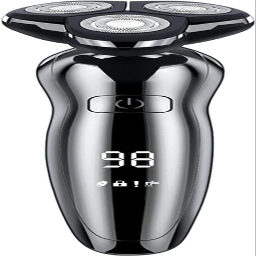 Electric Razor for Men, Dry Wet Waterproof Rotary Facial Shaver, Portable Face Shaver Cordless Travel USB Rechargeable with Nose Hair Trimmer,Facial Cleansing Brush, Precision Trimmers for Husban