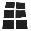 1200Pcs Face Cotton Pads Disposable Facial Makeup Cosmetic Tool for Home Travel Black 5x6cm view 4