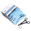 UAN Sterilized Piercing Clamp, Piercing Positioning Forceps with Fixing Rubber Band (Pack of 10) view 1