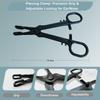 UAN Sterilized Piercing Clamp, Piercing Positioning Forceps with Fixing Rubber Band (Pack of 10) view 3
