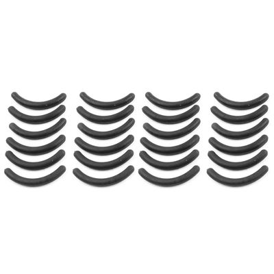 24Pcs Black Rubber Makeup Tool Accessories Eyelash Curler Replacement Pads for Lady