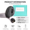 Roeula T1B/Grey Pre Stretched Braiding Hair 22 Inch 8 Packs Ombre Off Black to Silver Grey Braiding Hair Pre Stretched Synthetic Braids (T1B/Grey, 22 Inch (pack of 8)) view 2