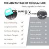 Roeula T1B/Grey Pre Stretched Braiding Hair 22 Inch 8 Packs Ombre Off Black to Silver Grey Braiding Hair Pre Stretched Synthetic Braids (T1B/Grey, 22 Inch (pack of 8)) view 3