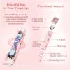 2-in-1 Women's Body Shaver Ceramic Blades Hypoallergenic Trimmer Waterproof Bikini Underarm Leg Hair Remover(Pink) view 2