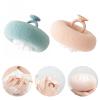 2-in-1 Sunflower Shower Sponge with Suction Cup | Exfoliating Bath Sponge for Soft Skin | Hypoallergenic & Eco-Friendly Body Scrubber for Spa-Like Luxury (Meat Powder Light Green) view 1