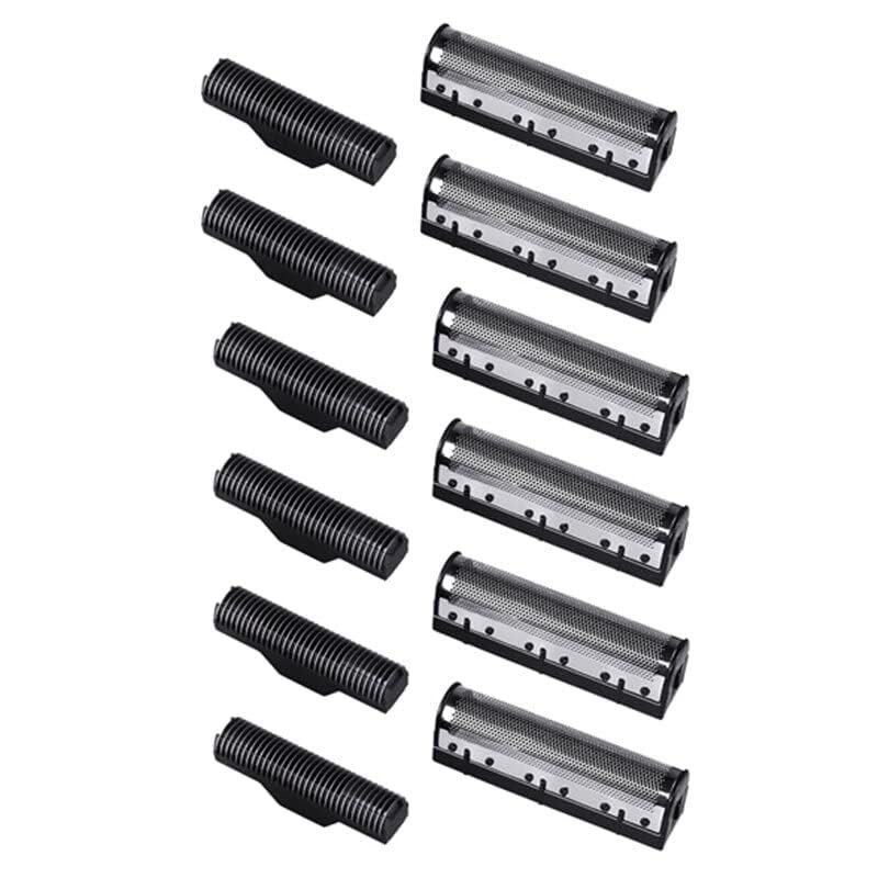 3Set Clipper Foil Blade Fit for Kemei Km-1102 Clipper Electric Shaver Parts Net Silver