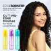 Style Factor EDGE BOOSTER Extra Strength Setting Mousse  Frizz Control, Extra Volume, and Conditioning  6.4oz Blue Sapphire Mousse for Curly Hair view 2