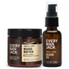 Every Man Jack Beard Oil & Beard Butter Bundle - Vanilla + Cedar Scent - Rejuvenates, Hydrates & Styles Dry Beards - Naturally Derived with Cocoa Butter and Shea Butter view 1