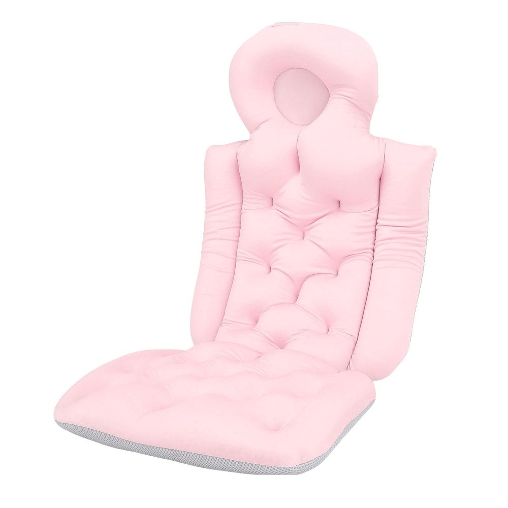 ANGGREK Full Body Bath Pillow, Quick Drying Bathtub Full Body Cushion Headrest Neck Support Non Slip for Adult
