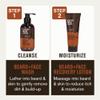 Every Man Jack Men's Beard + Face Wash & Lotion Set - Subtle Aged Bourbon Scent - Naturally Cleanse and Condition Your Beard & Skin view 4